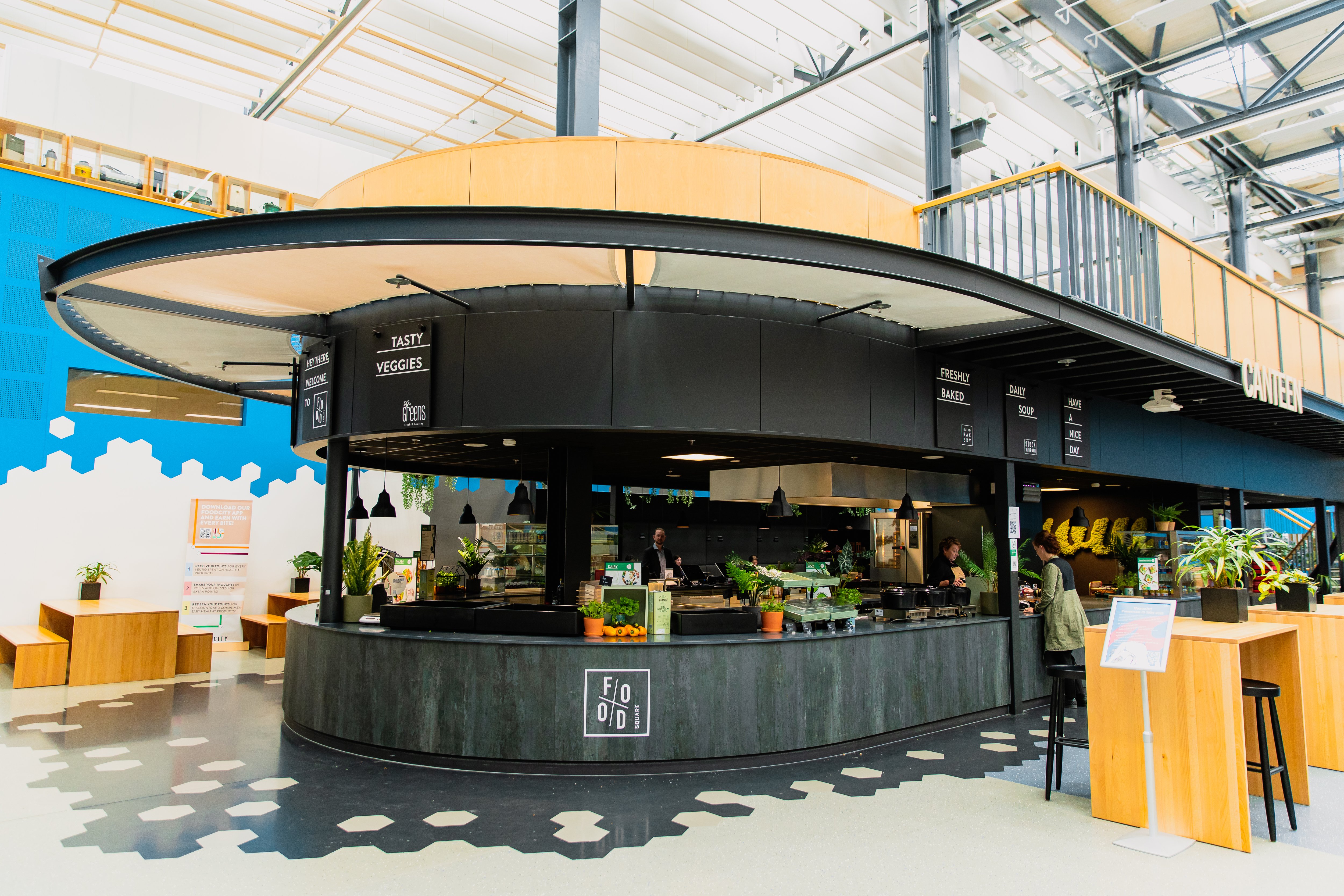 FoodSquare counter TU Delft