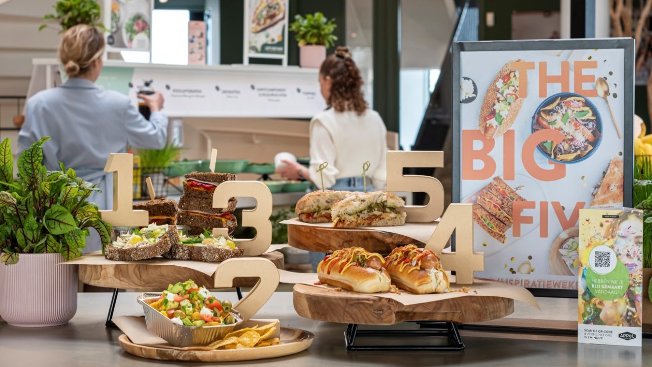 menu met cijfers
